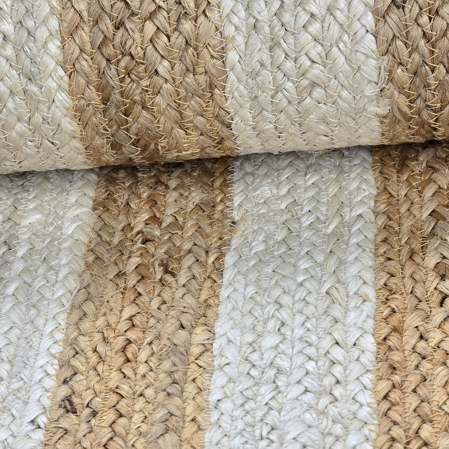 Jute rug - Jessore (natural/white)