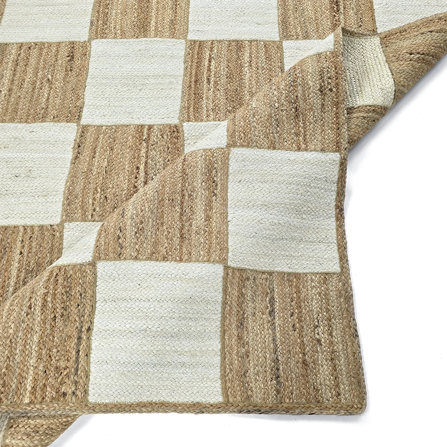 Jute rug - Khulna (natural/white)