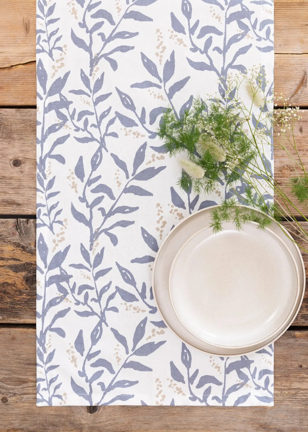 Table runner - Katri (blue)