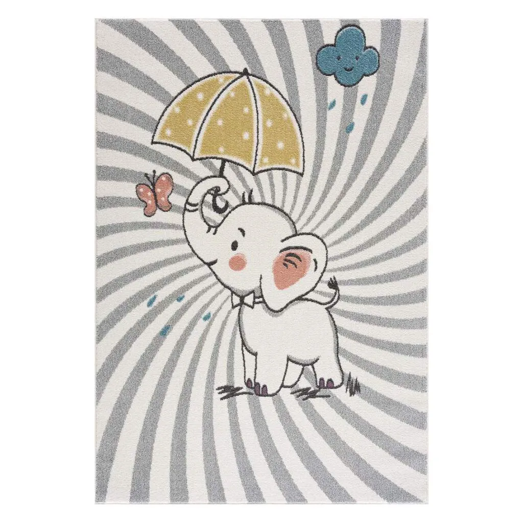 Childrens rugs - Elephant (multi)