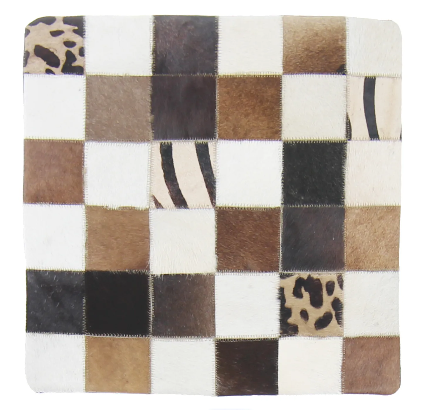 Cowhide cushion (cushion cover) 45 x 45 cm