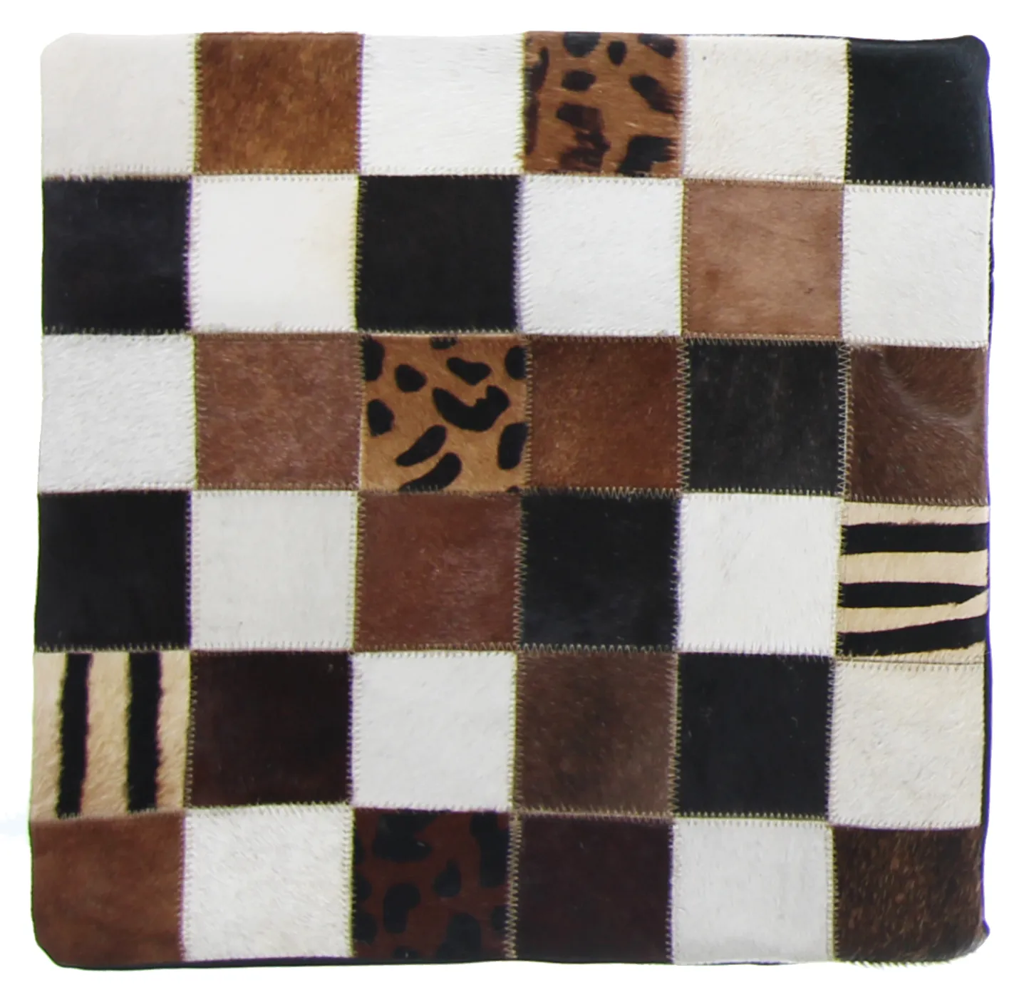 Cowhide cushion (cushion cover) 45 x 45 cm