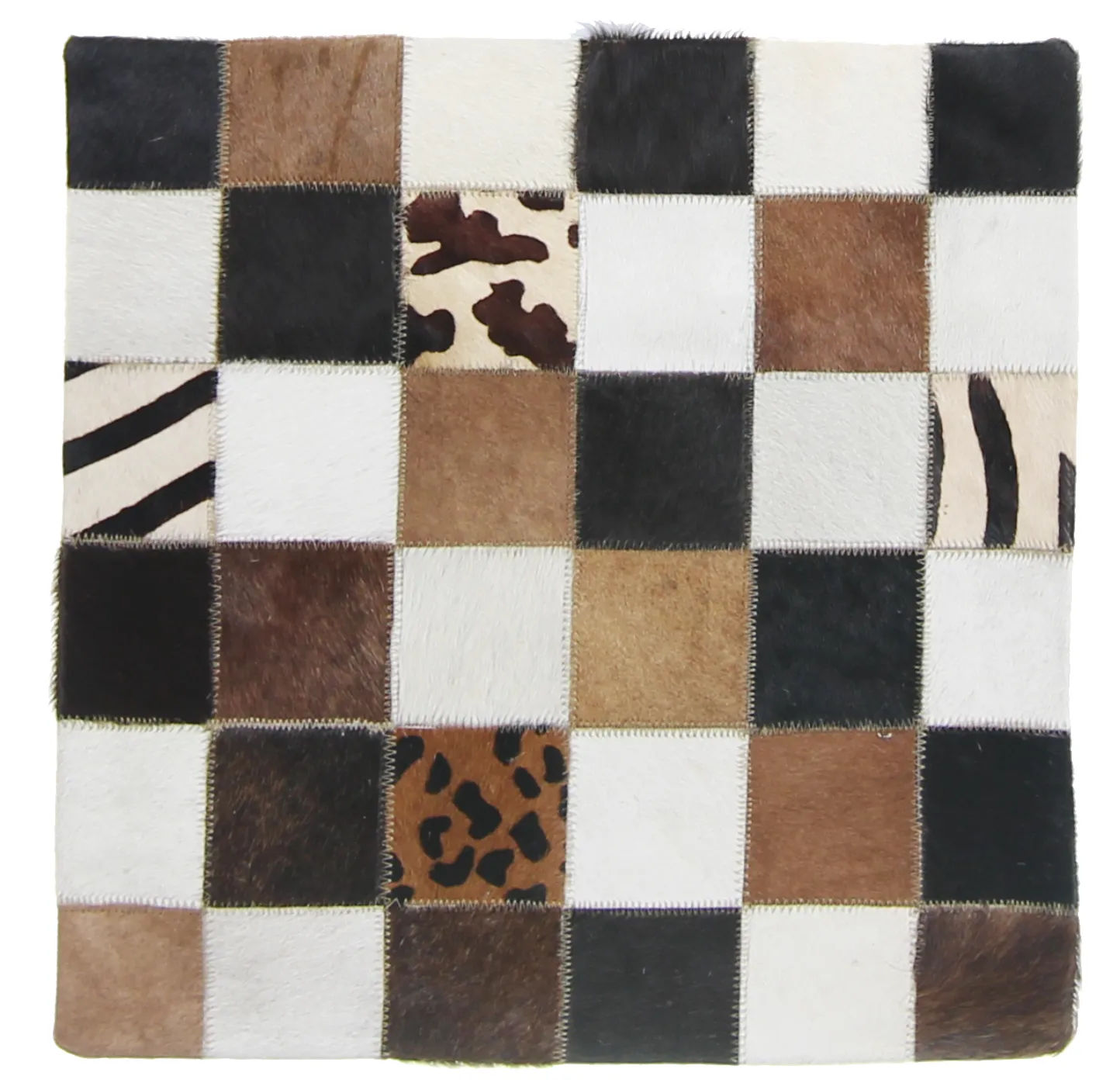 Cowhide cushion (cushion cover) 45 x 45 cm