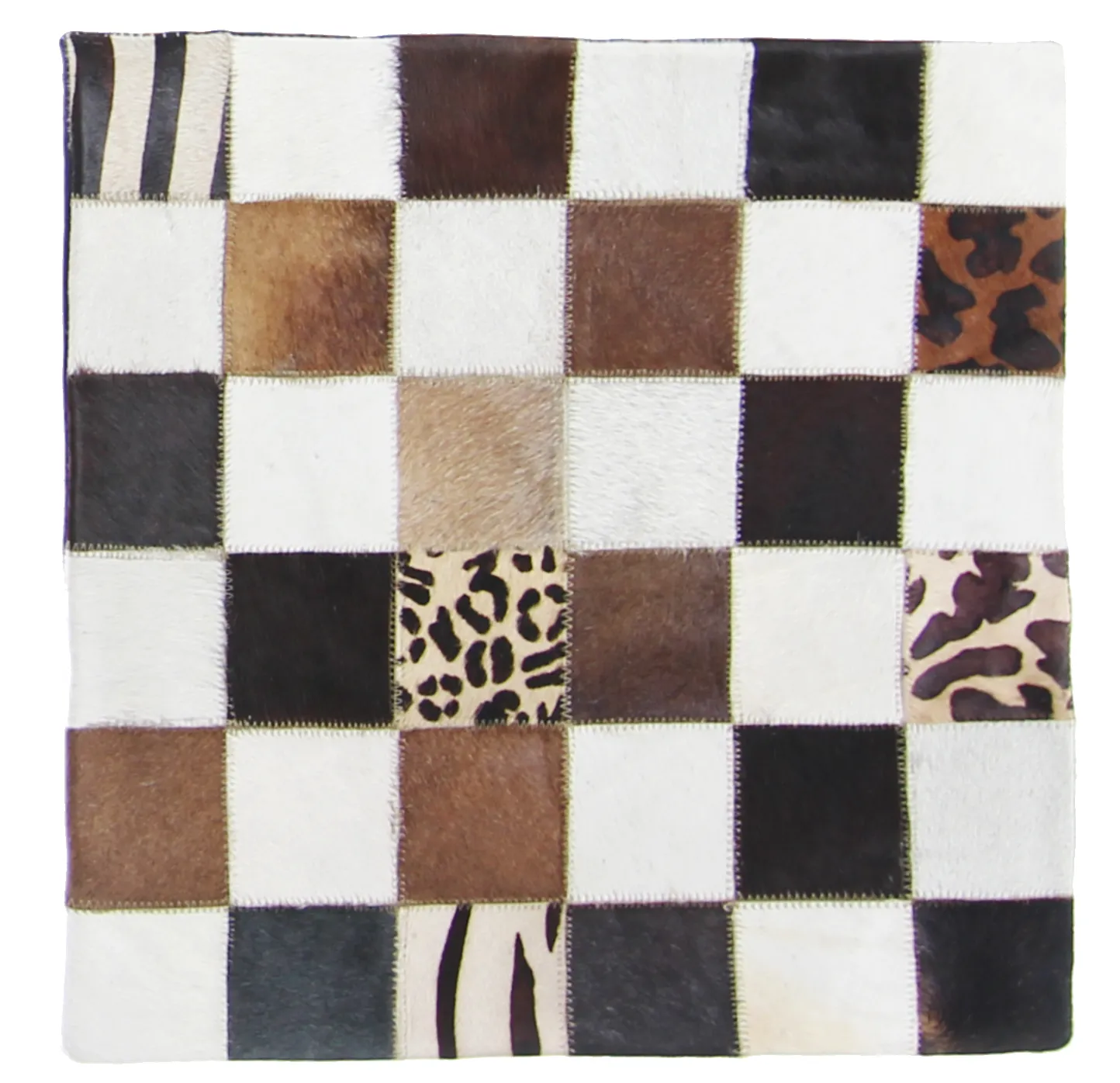 Cowhide cushion (cushion cover) 45 x 45 cm