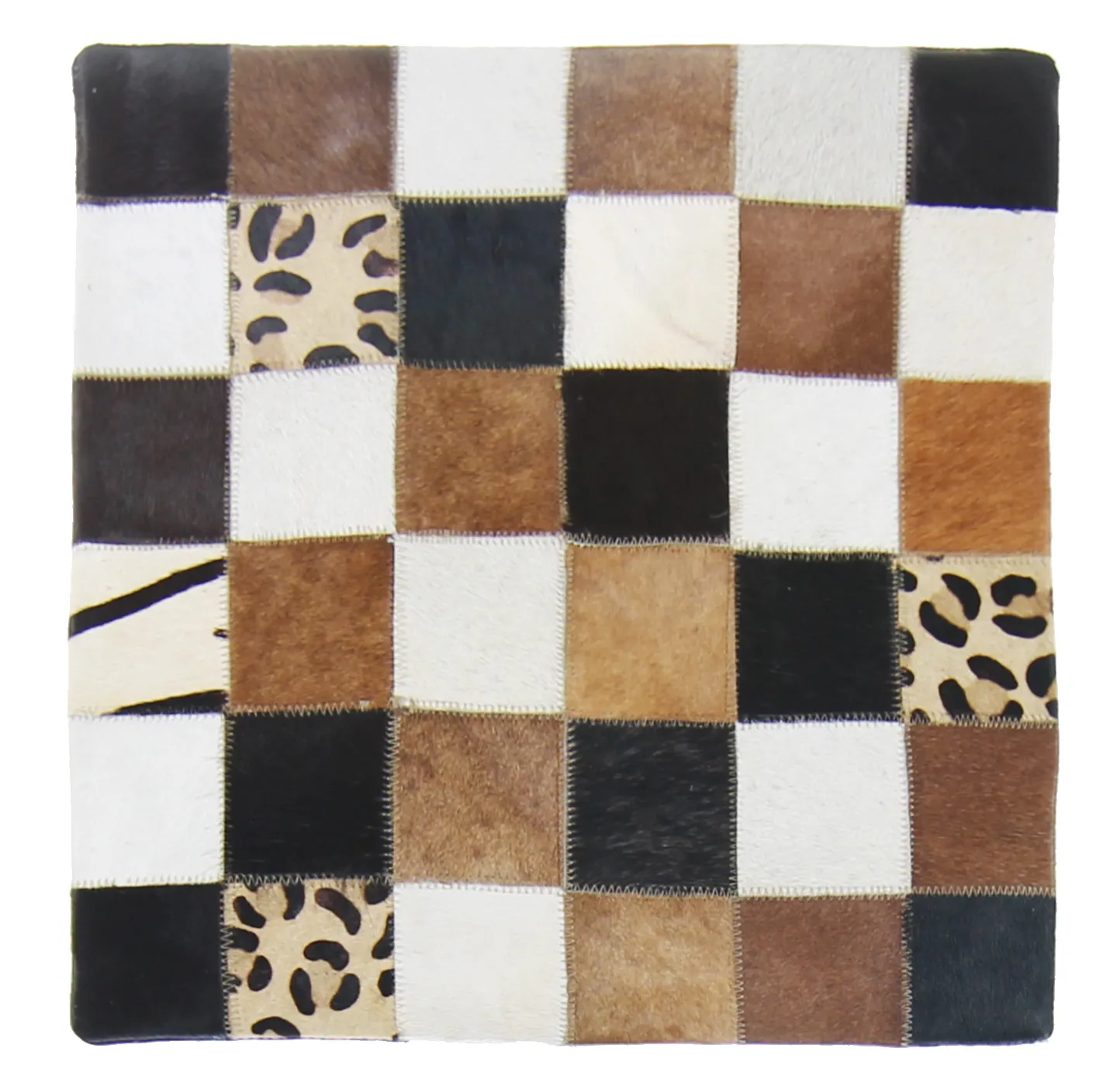 Cowhide cushion (cushion cover) 45 x 45 cm