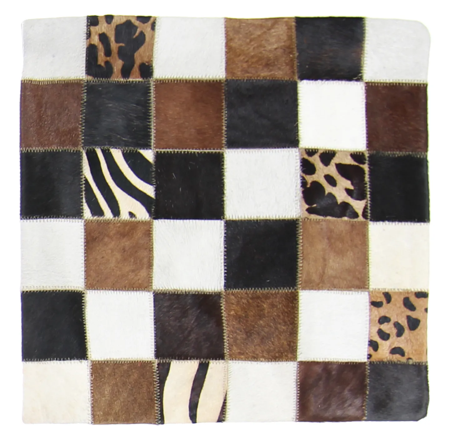 Cowhide cushion (cushion cover) 45 x 45 cm