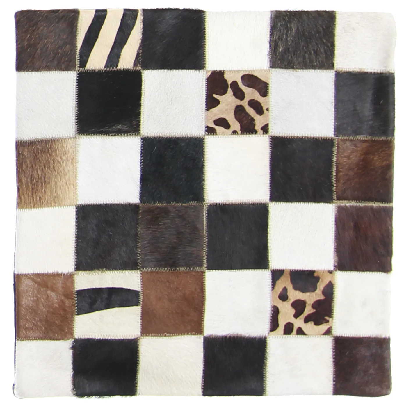 Cowhide cushion (cushion cover) 45 x 45 cm