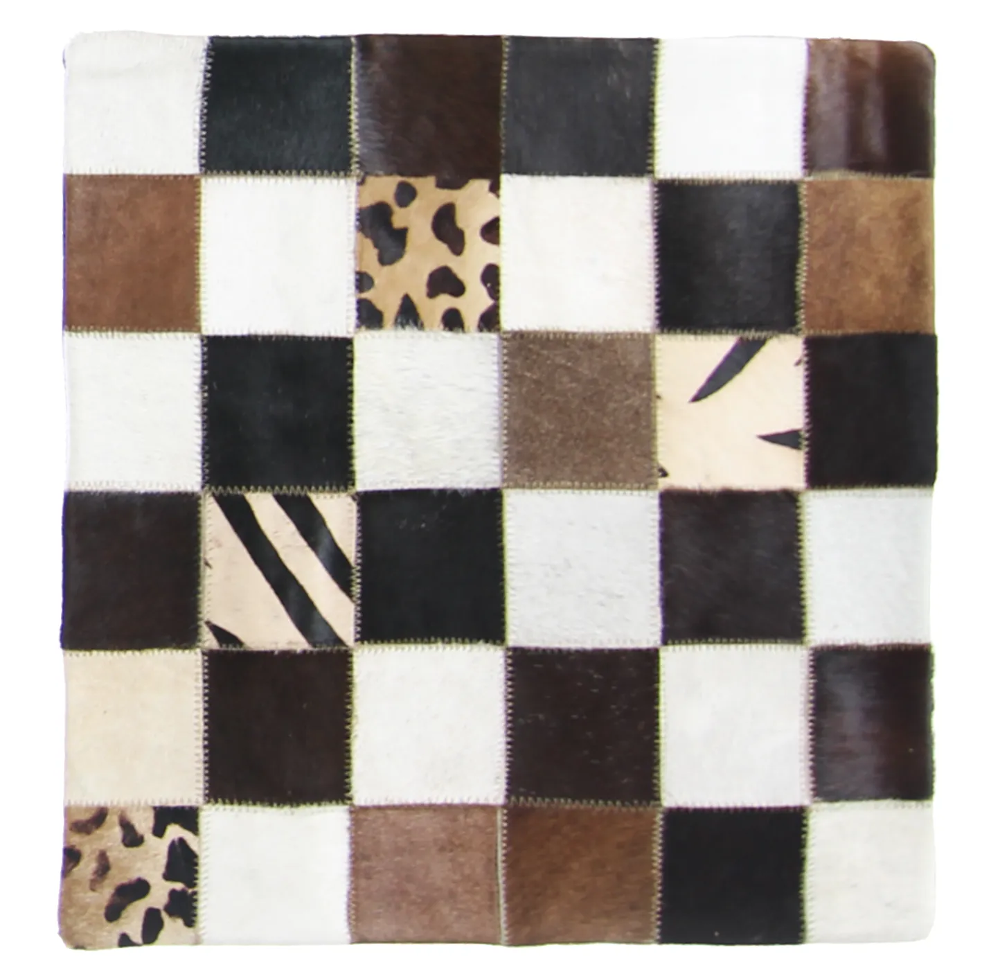 Cowhide cushion (cushion cover) 45 x 45 cm