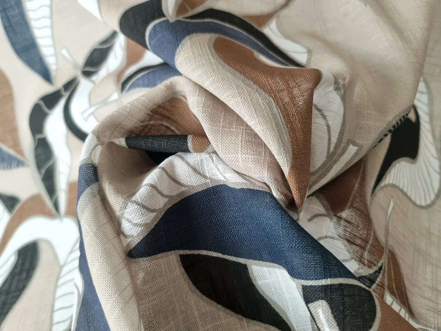 Kitchen towels 2-pack - - Amalie (grey/blue)