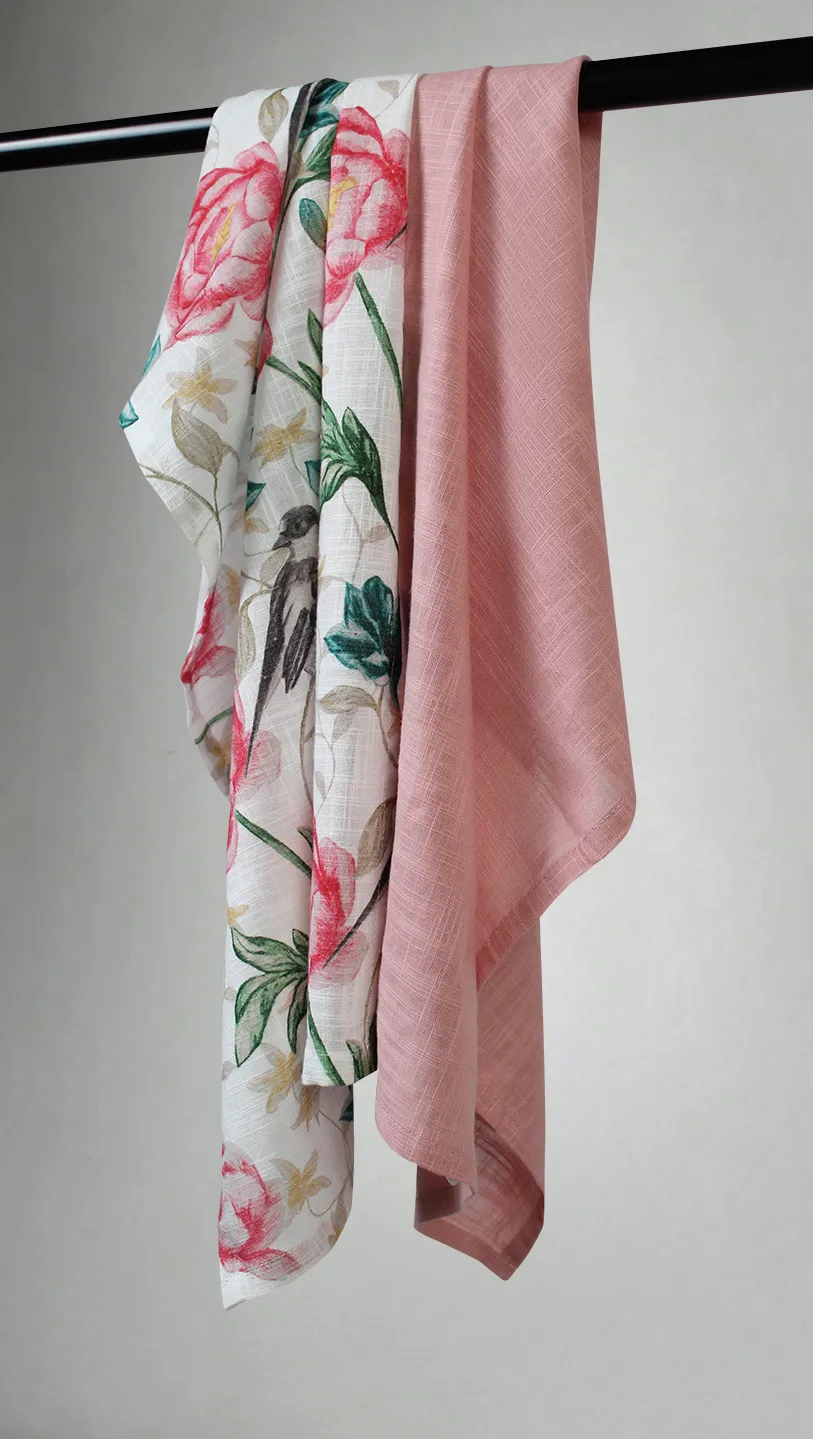 Kitchen towels 2-pack - Gullan (pink)