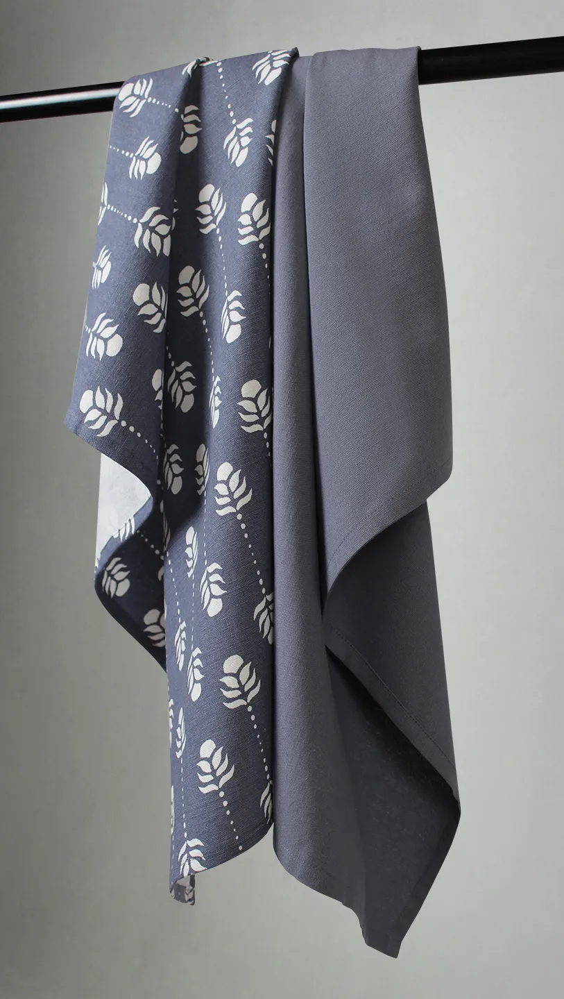 Kitchen towels 2-pack - Sari (blue)
