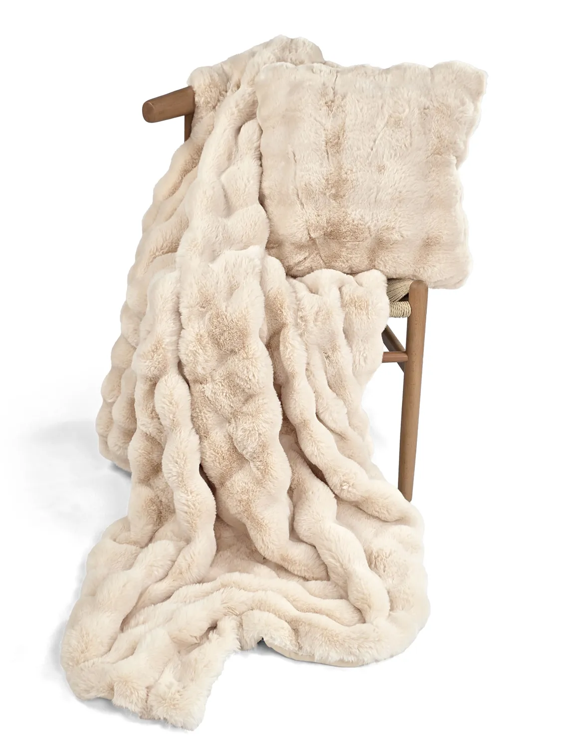 Cushion cover - Aranga Bubble (beige)