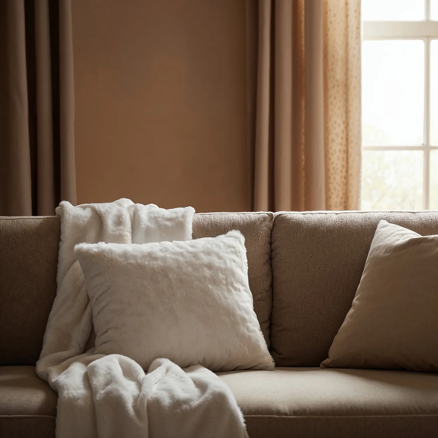 Cushion cover - Aranga Super Soft (white)