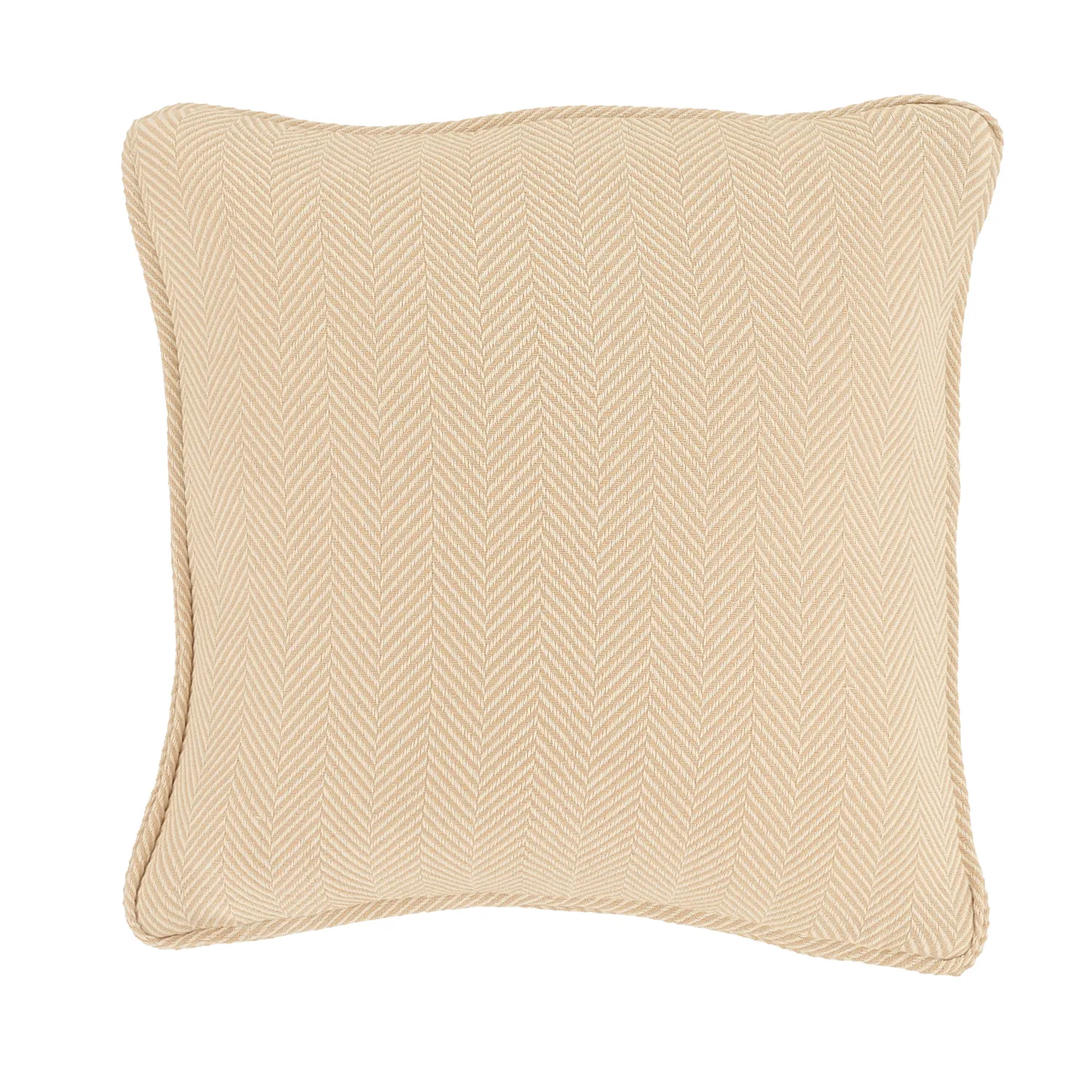 Cushion cover - Denisa Fishbone (beige/white)