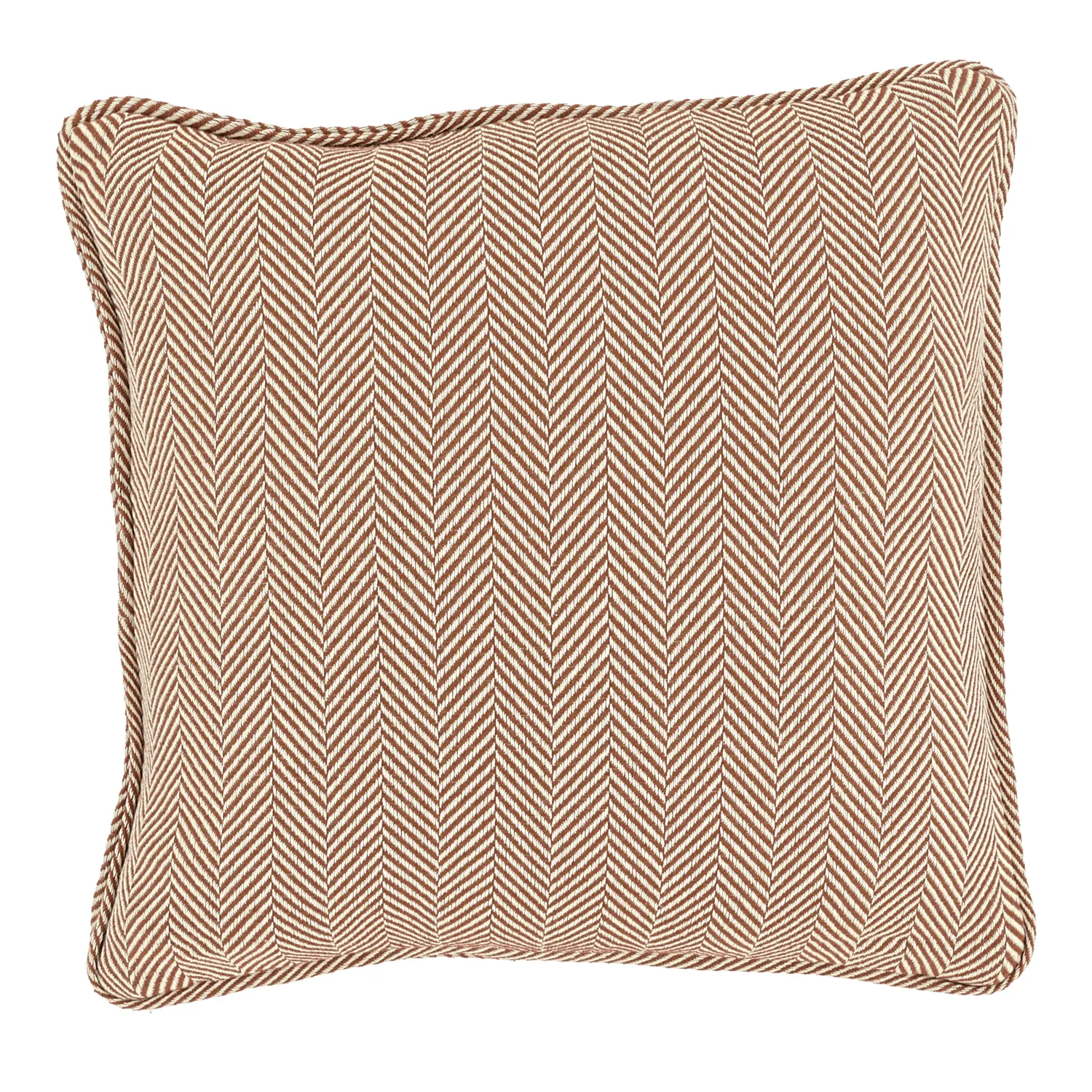 Cushion cover - Denisa Fishbone (brown/white)