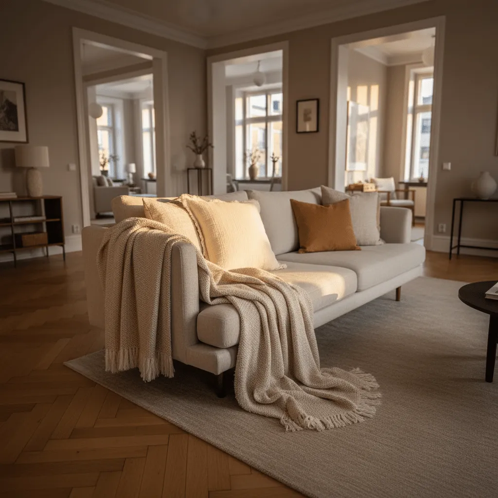 Cushion cover - Dorena (cream)