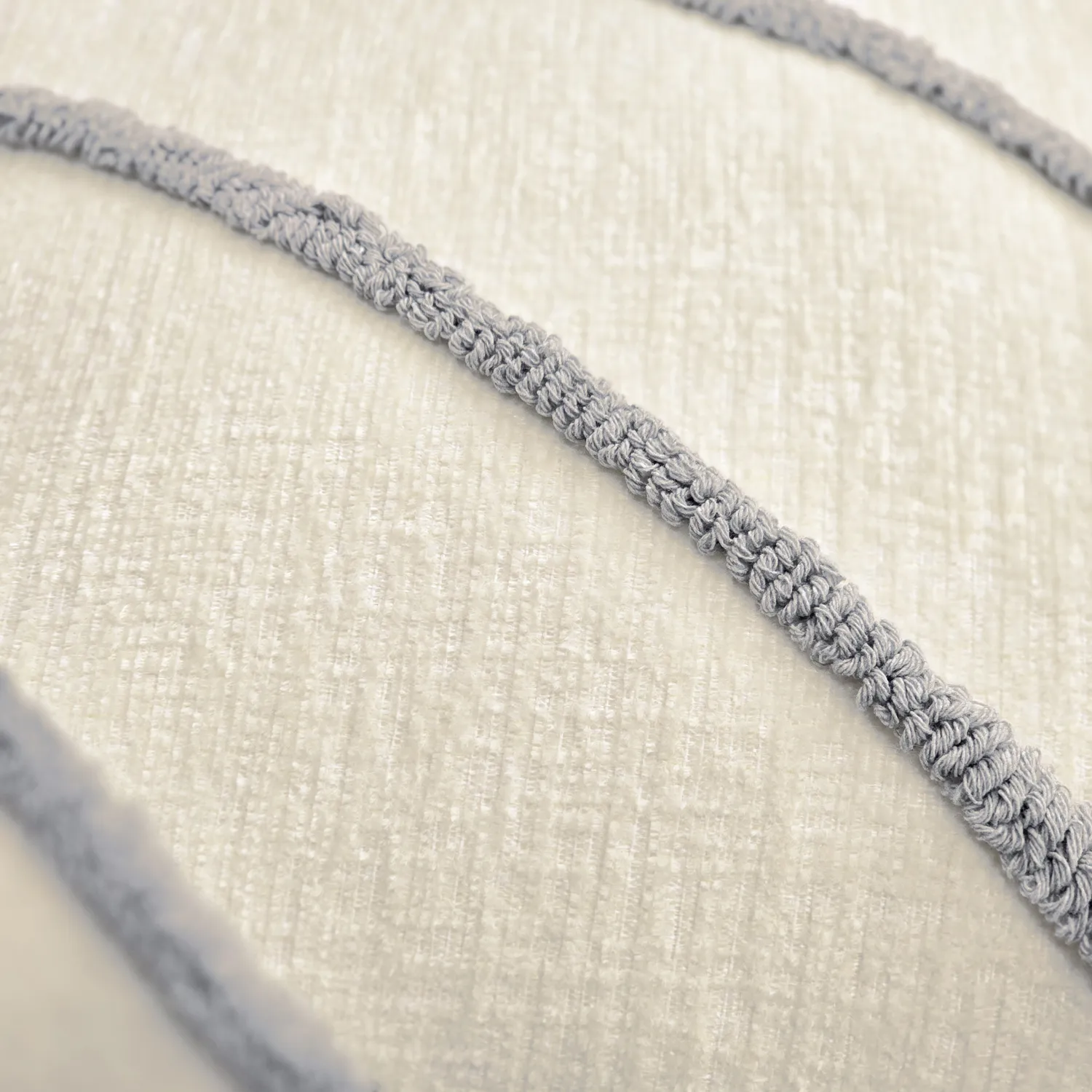 Cushion cover - Montreux (off white/grey)