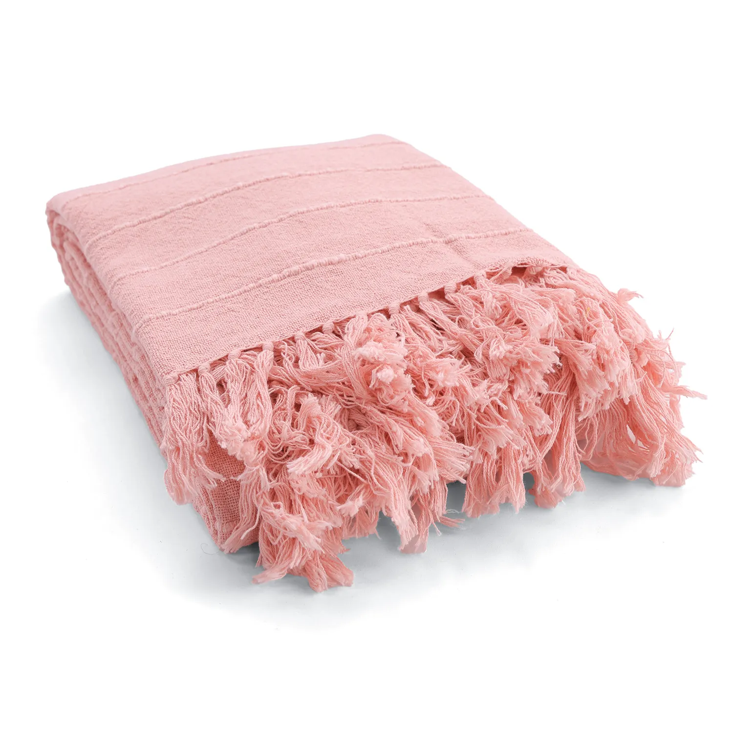 Throws - Nalani cotton throw (pink)