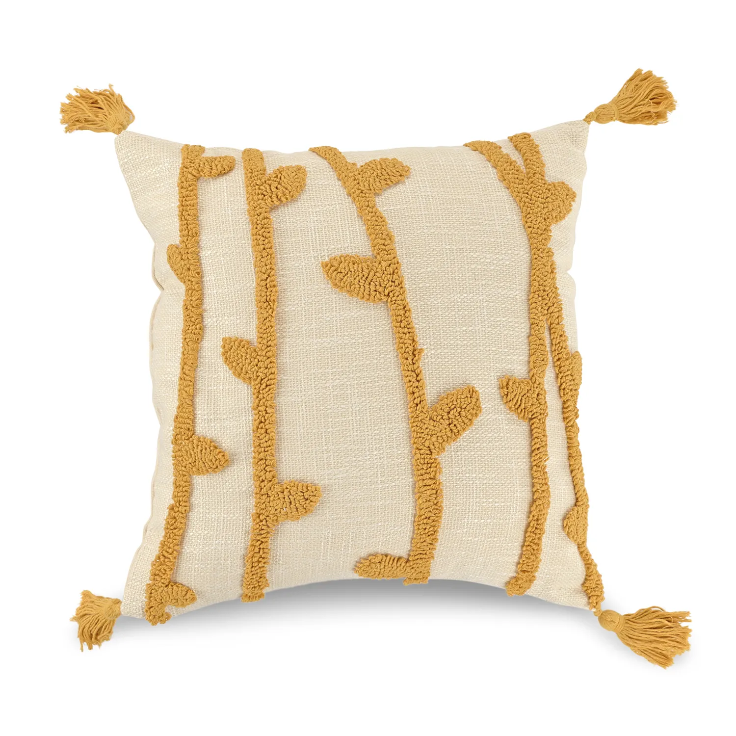 Cushion cover - Vine (white/yellow)