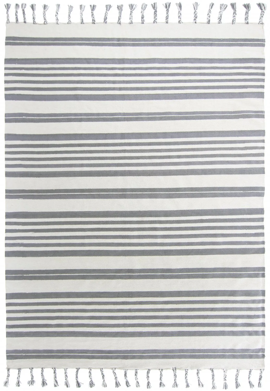 Cotton rug - Lehi (grey)