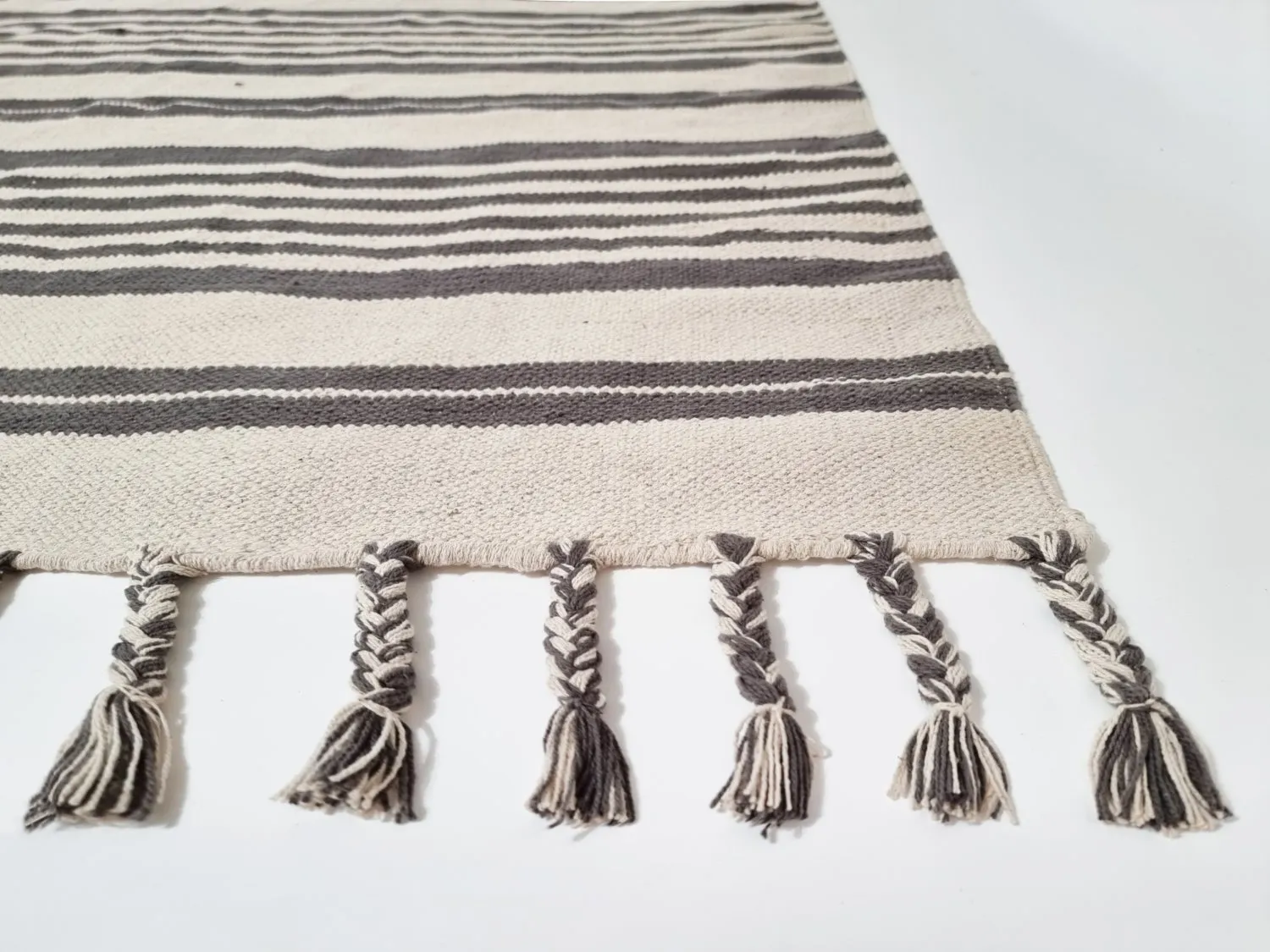 Cotton rug - Lehi (grey)