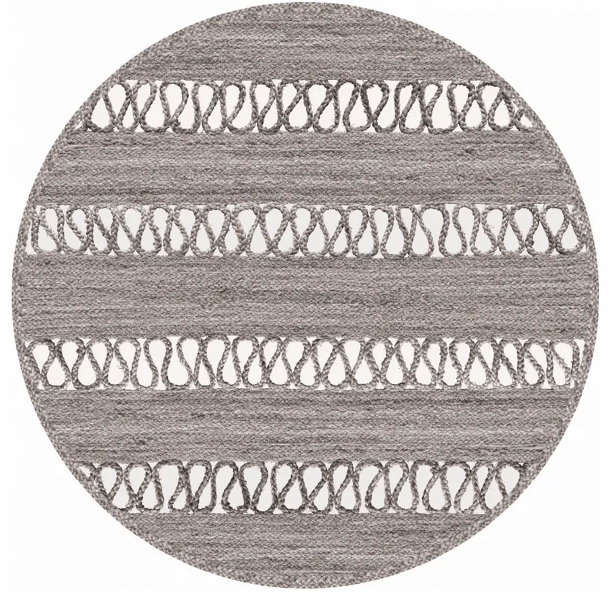 Round rug - Levie (grey)