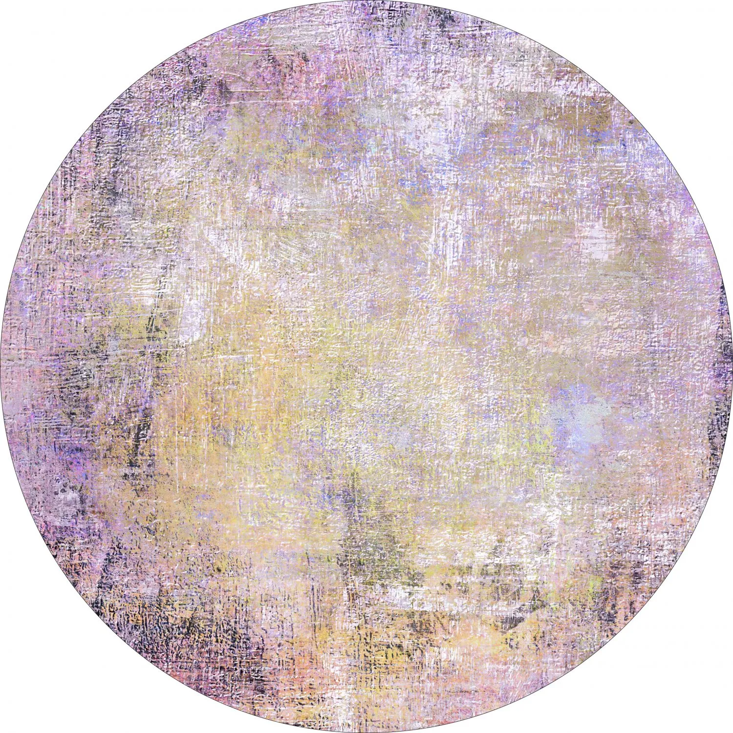 Round rug - Loures (purple)