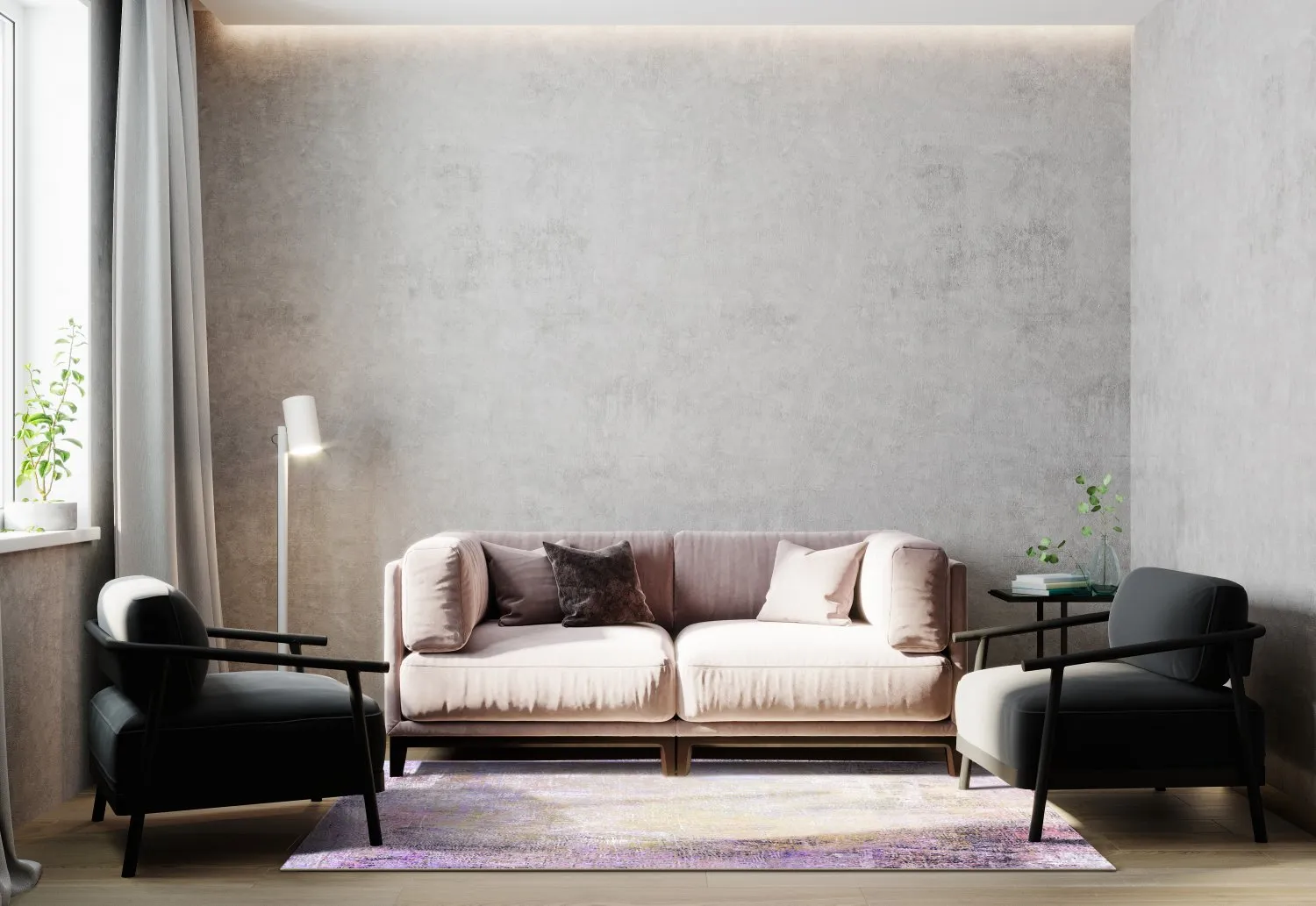 Wilton rug - Loures (purple)