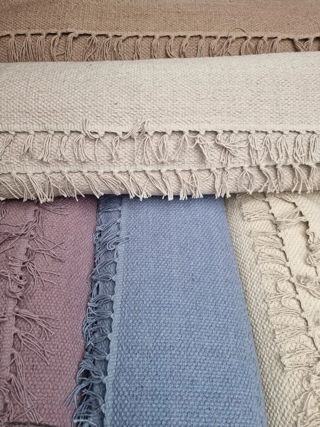 Cotton rug - Lilje (blue)