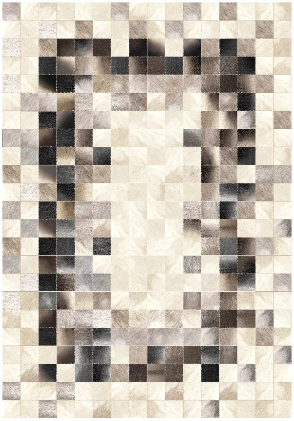 Wilton rug - Livada (white/multi)