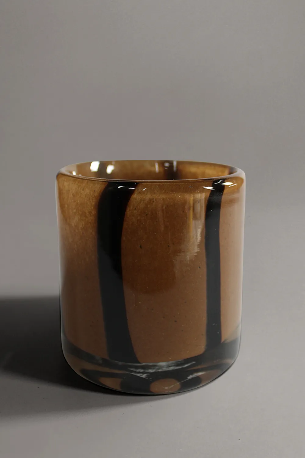 Candle holder S - Zuri (brown)