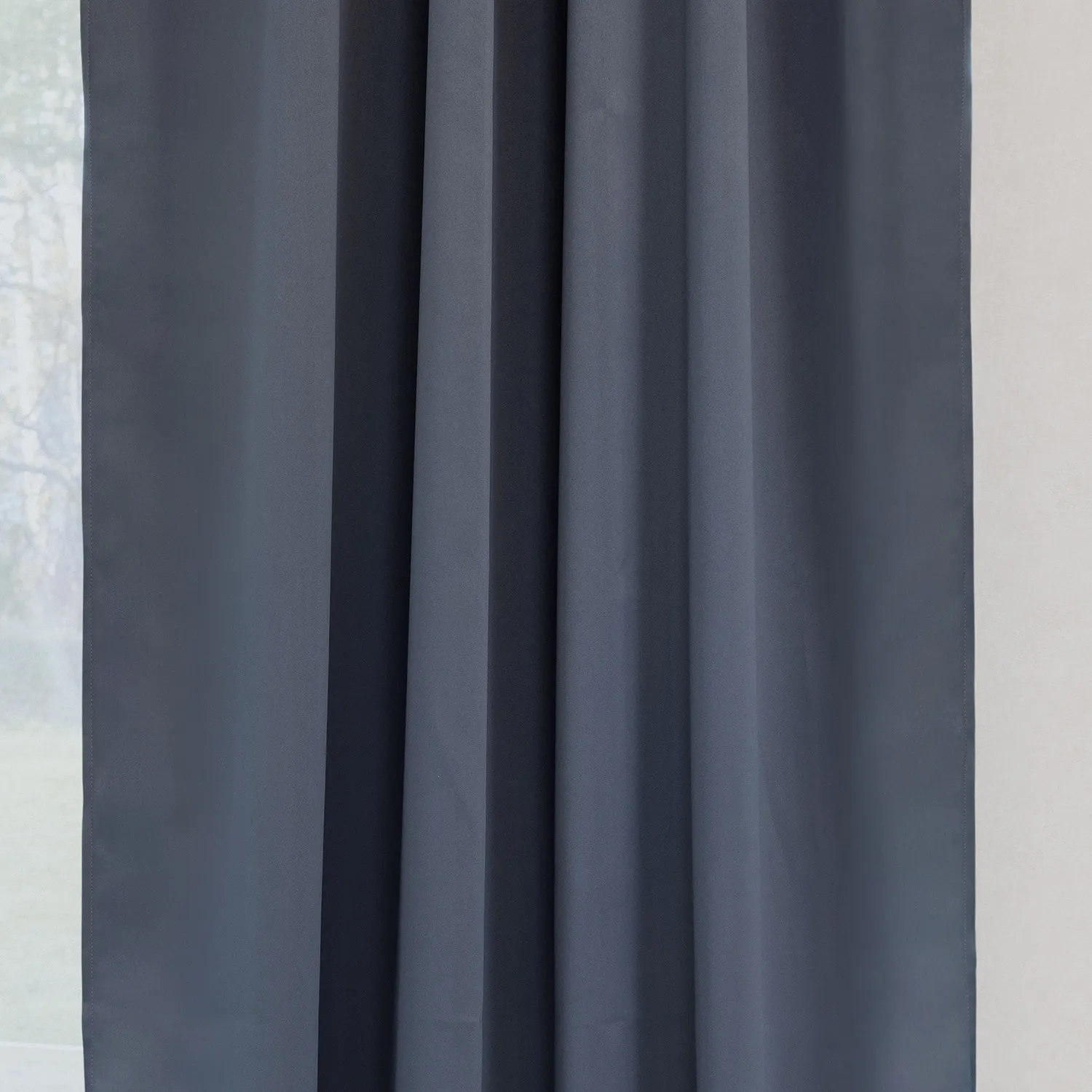 Curtains - Blackout curtain Alina (blue/grey)