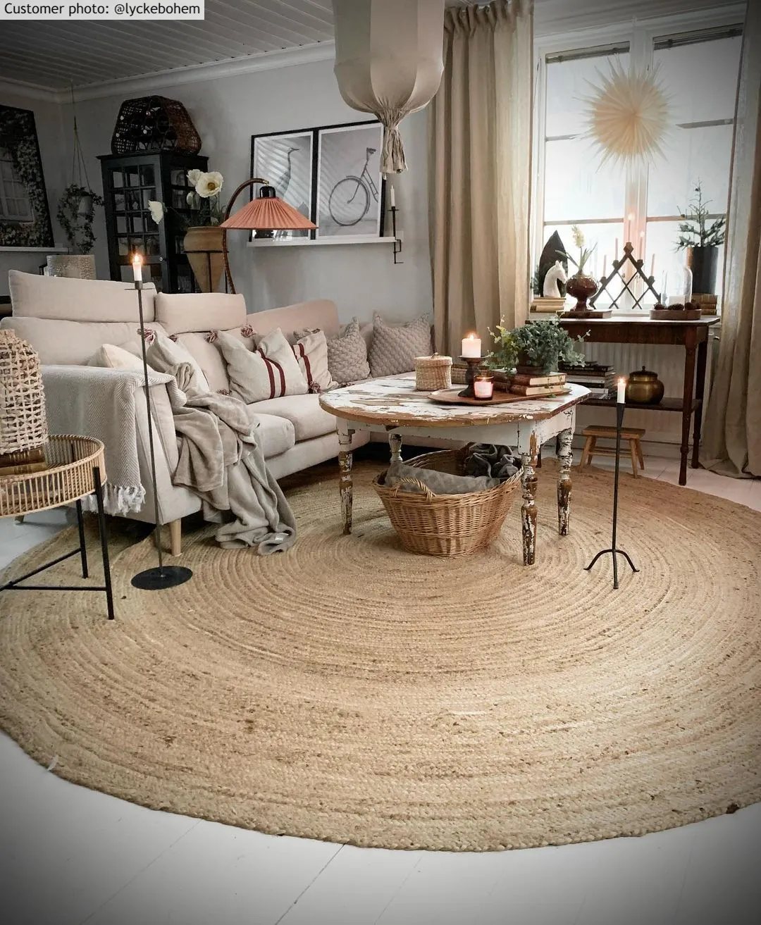 Round rugs - San Francisco (jute)