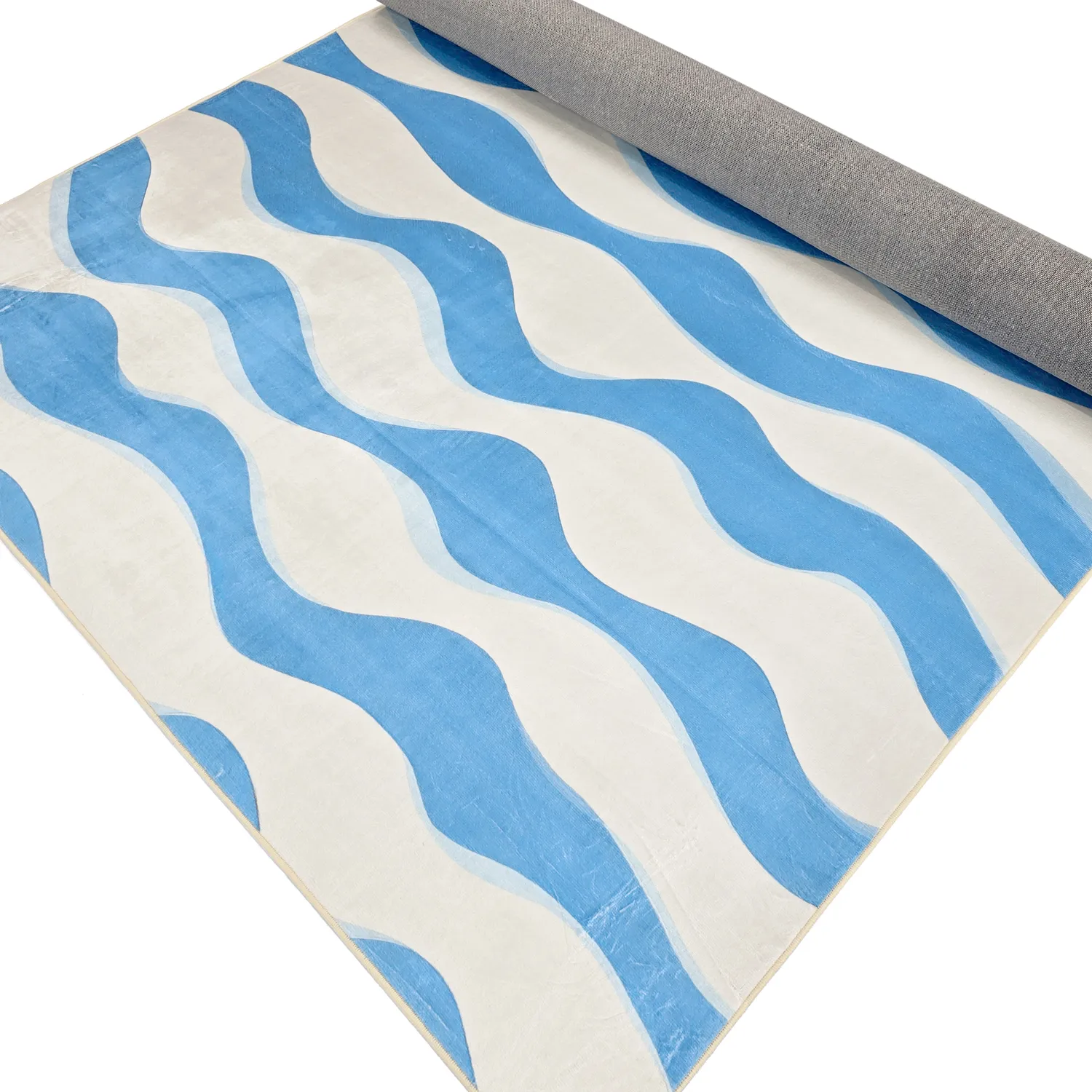 Wilton rug - Marsala (blue/white)