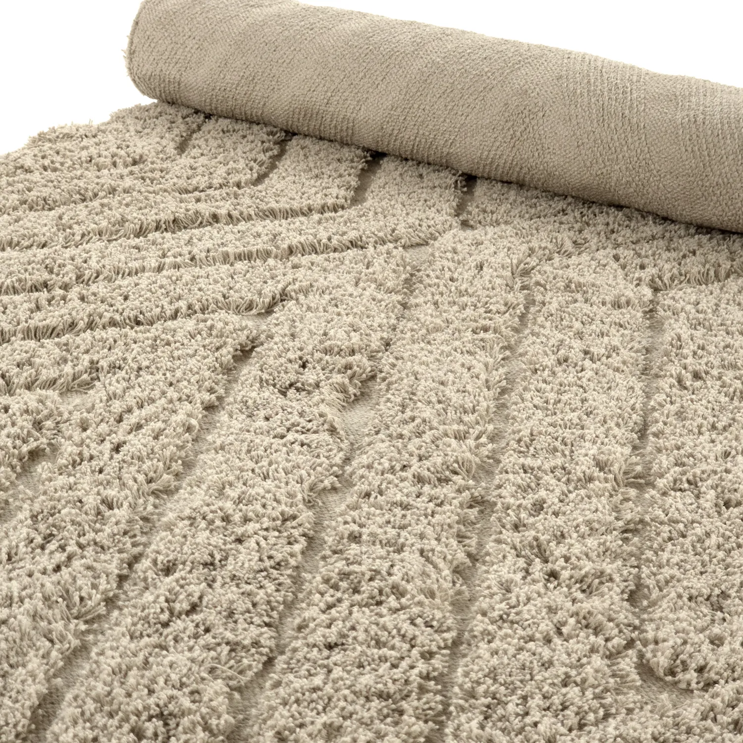 Shaggy rugs - Amberley Natural Cotton Shaggy (beige)