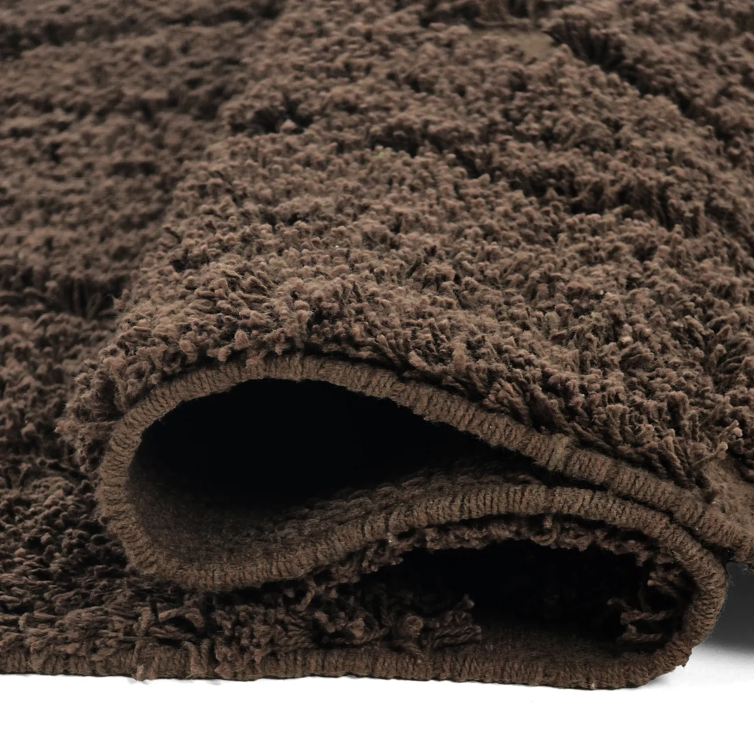 Shaggy rugs - Amberley Natural Cotton Shaggy (brown)