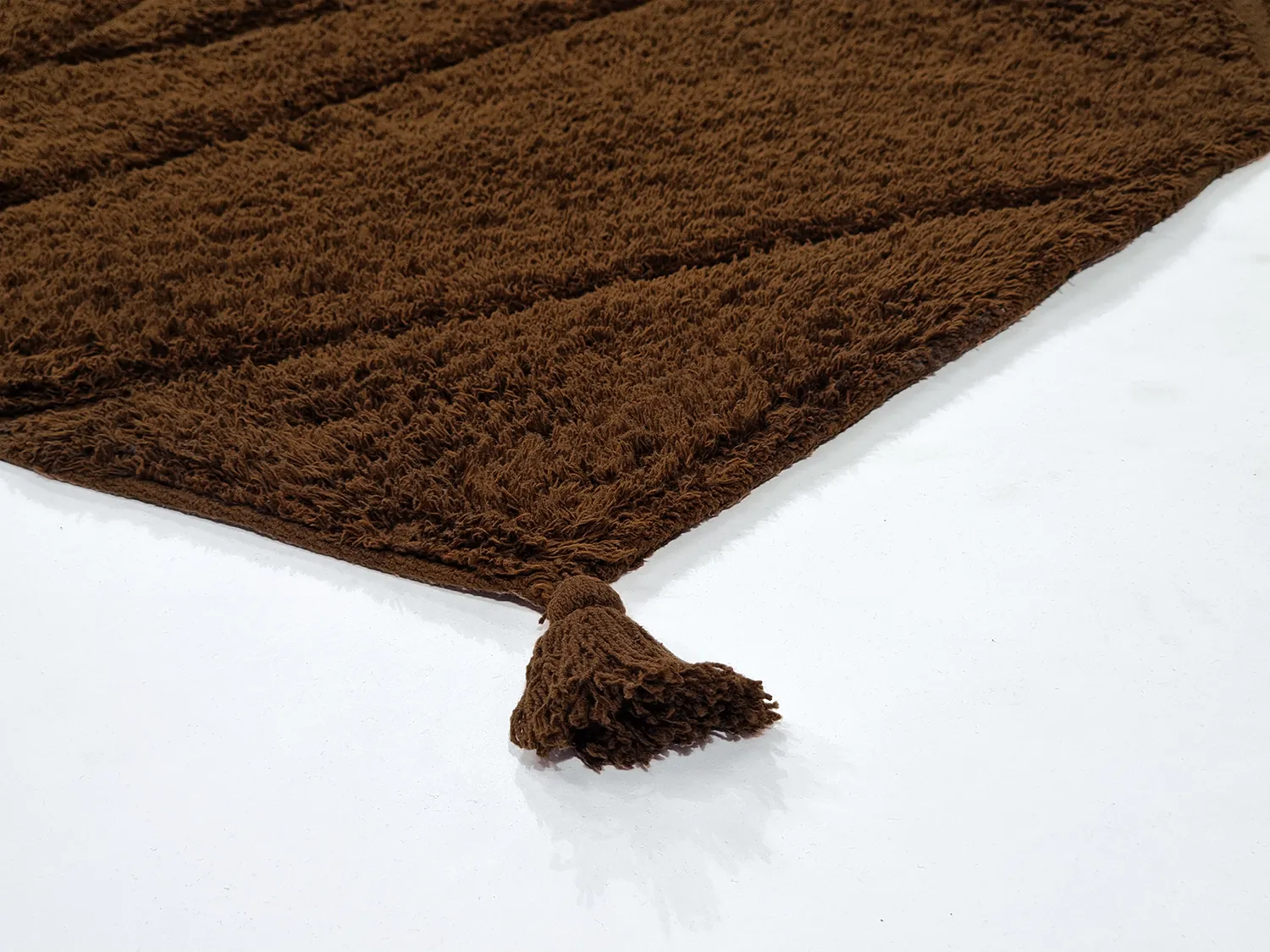 Shaggy rugs - Andrea Natural Cotton Shaggy (brown)
