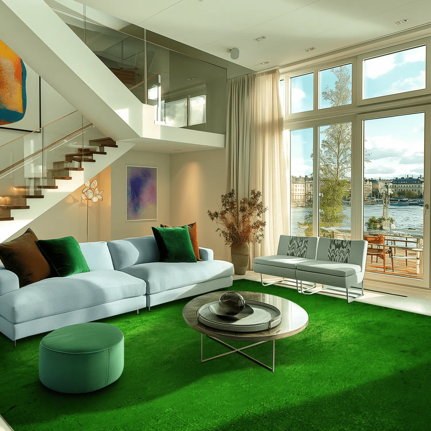 Wilton rug - Anzio (green)