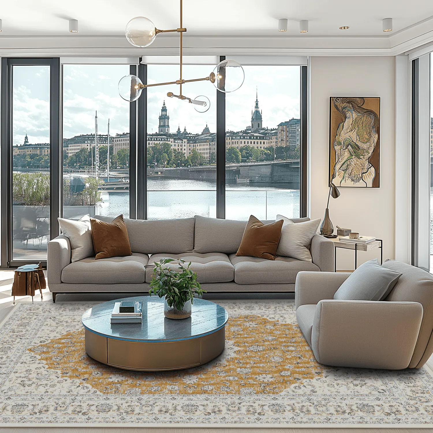 Wilton rug - Arabella (ochre)