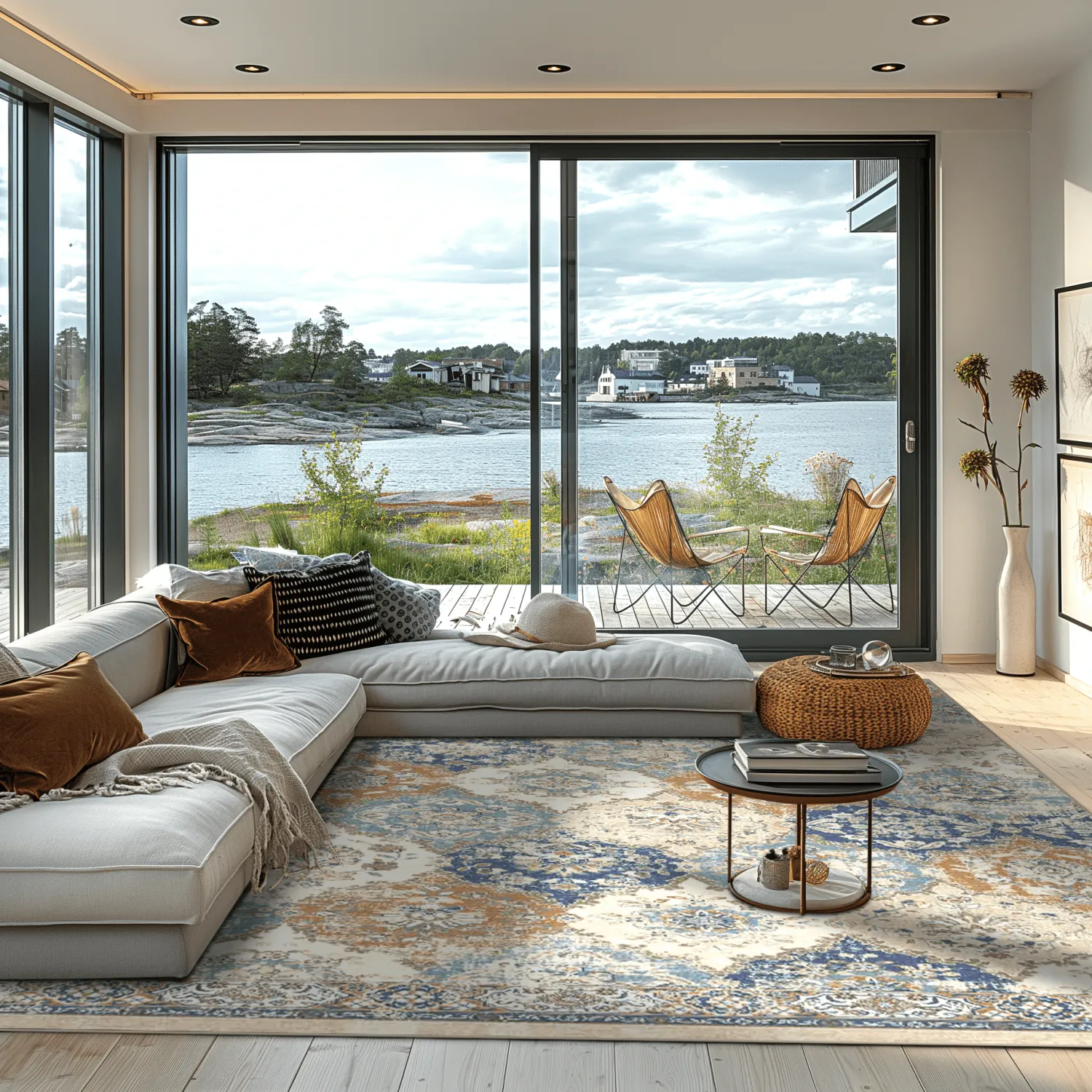 Wilton rug - Bohemia (blue/multi)