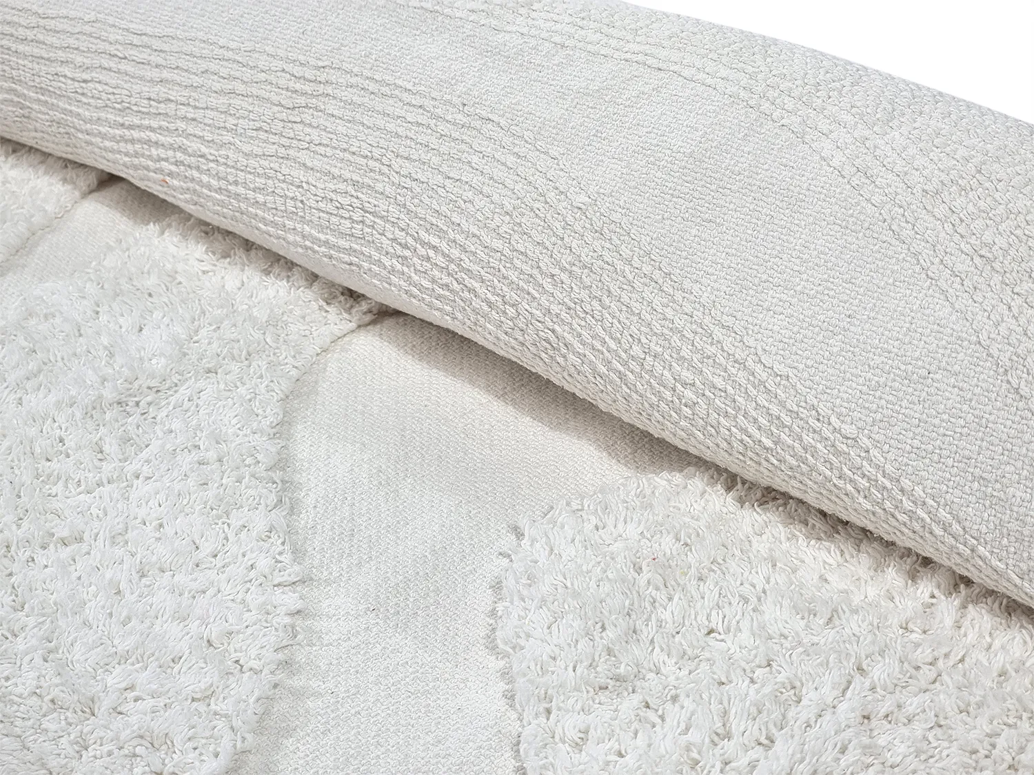 Shaggy rugs - Bonnie Natural Cotton Shaggy (offwhite)