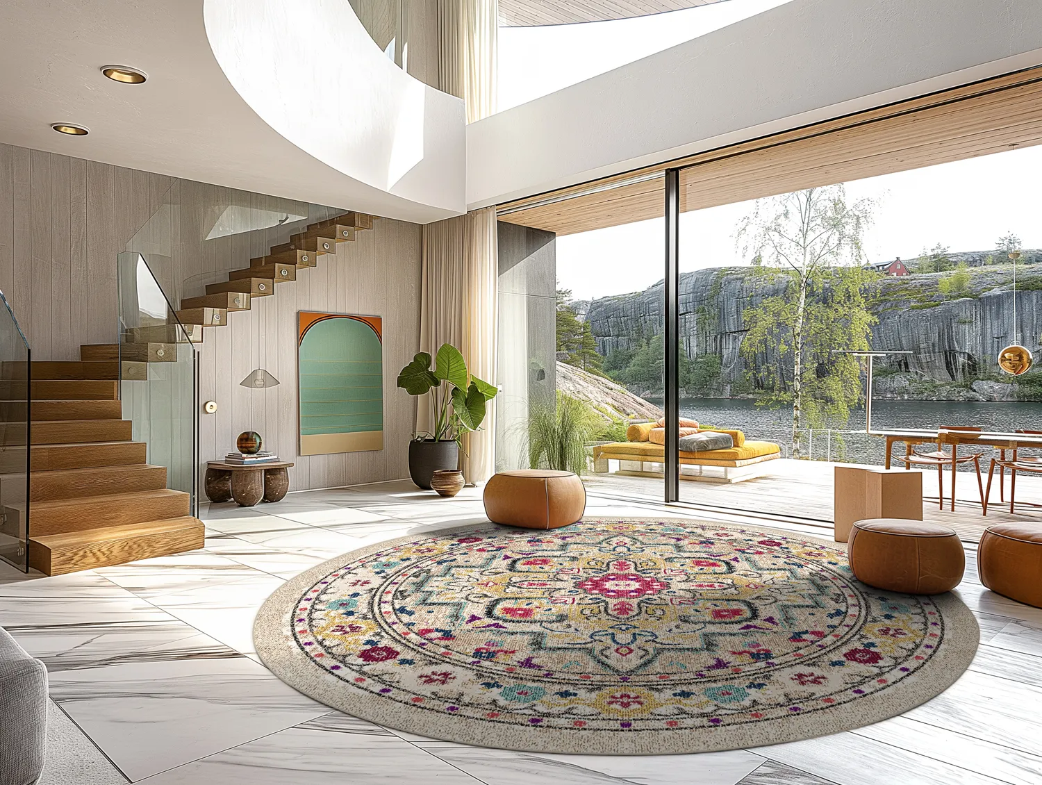Round rug - Castro (multi)