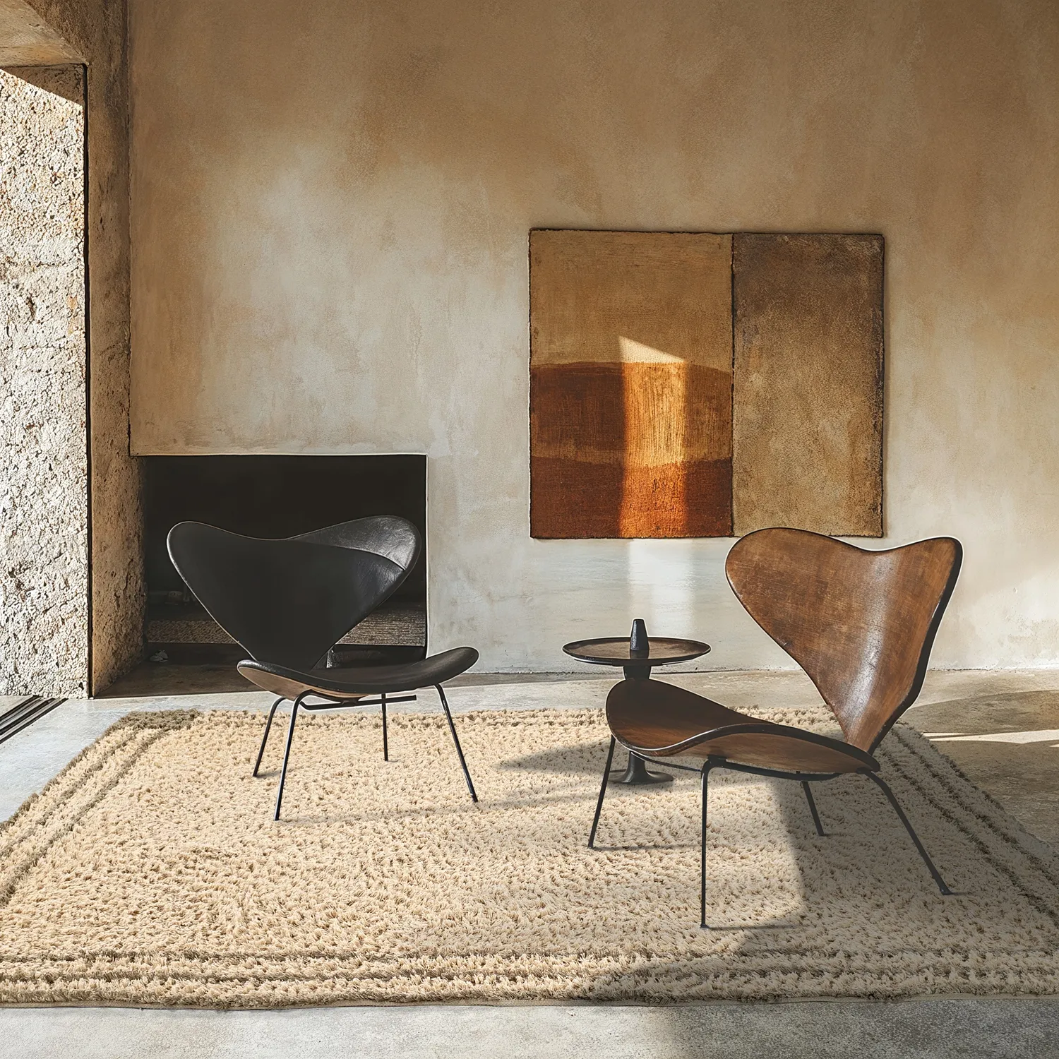 Shaggy rugs - Cataya Natural Cotton Shaggy (beige/taupe)