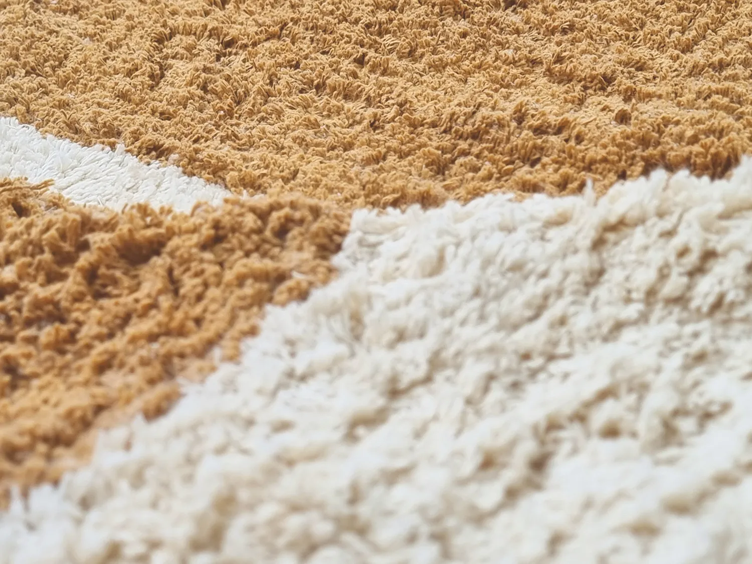 Shaggy rugs - Cervia Natural Cotton Shaggy (beige)