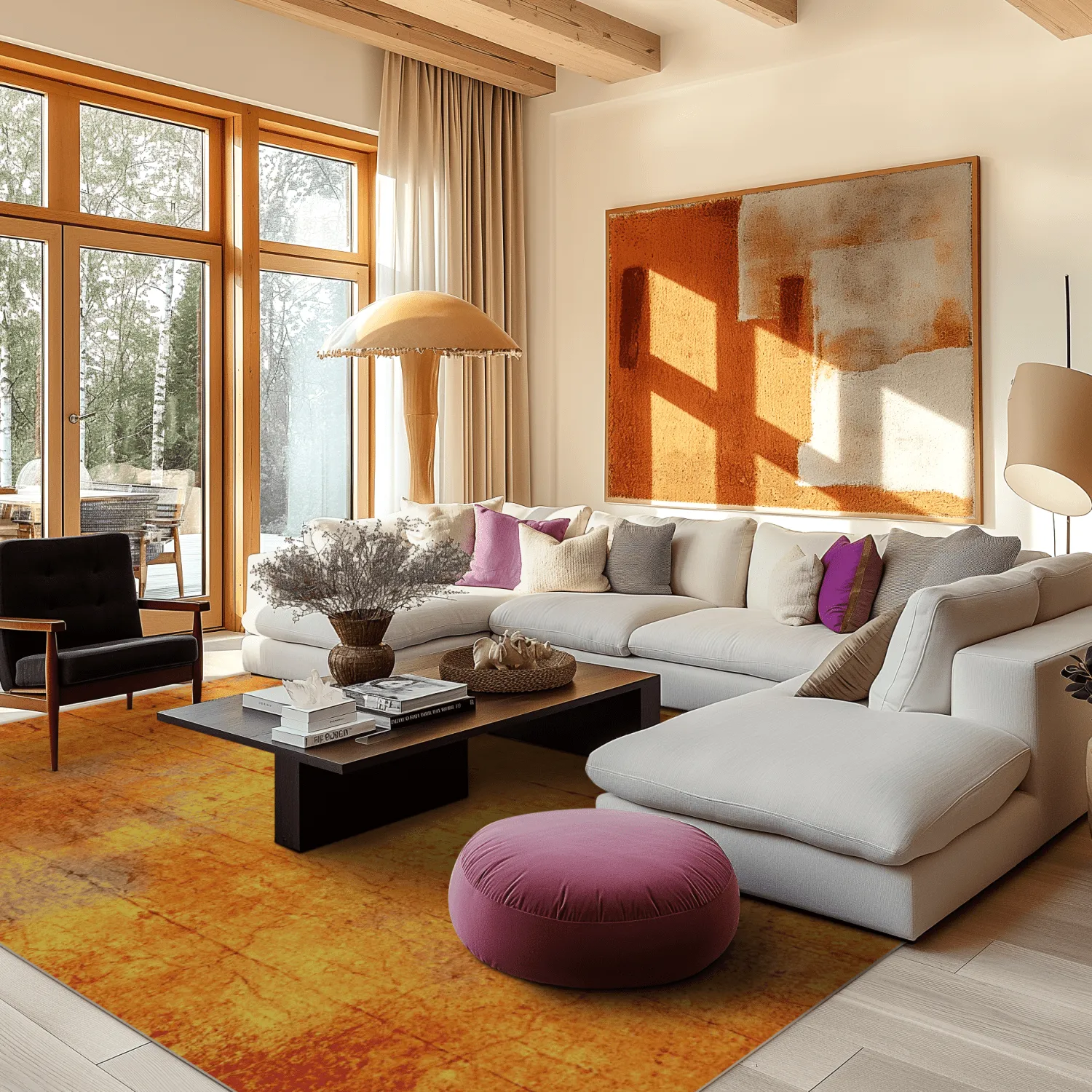 Wilton rug - Cesano (orange)