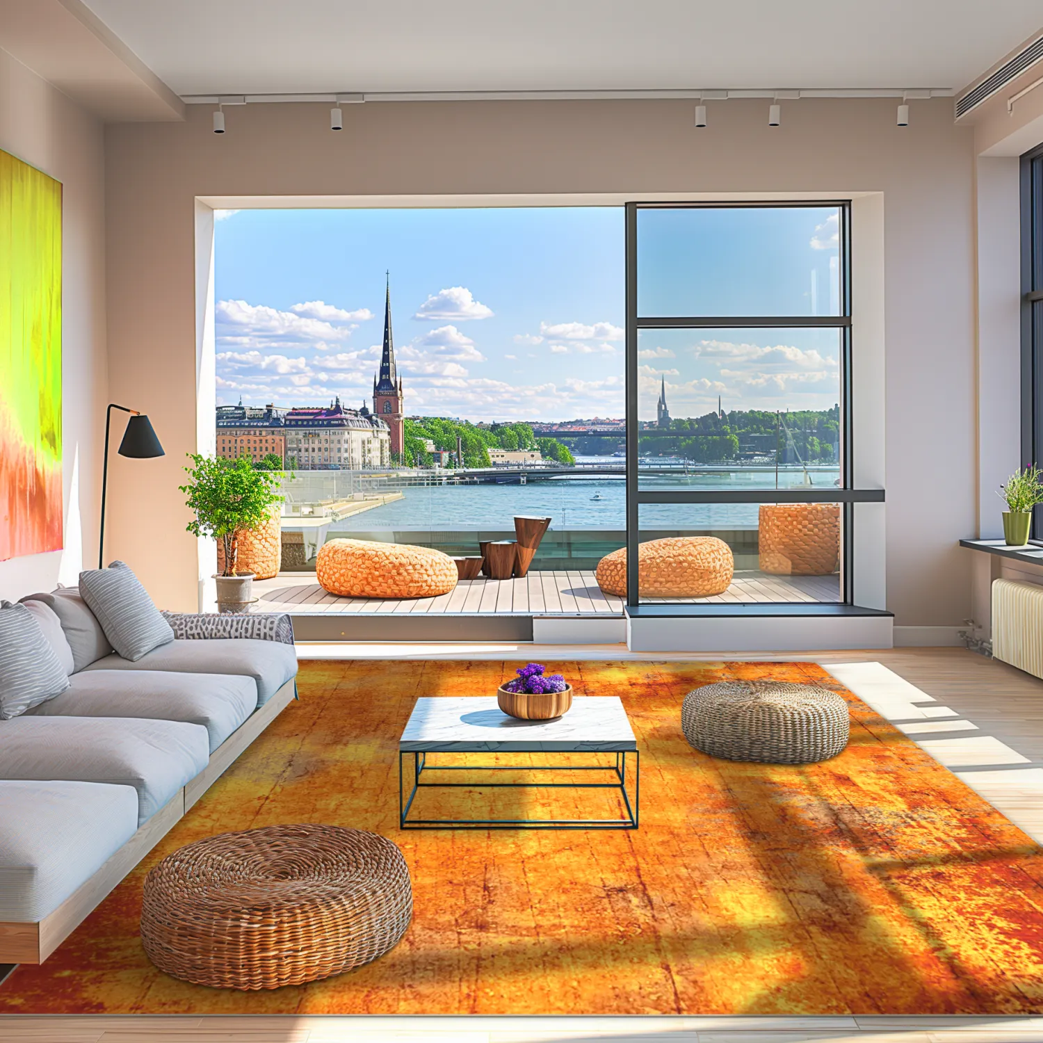 Wilton rug - Cesano (orange)