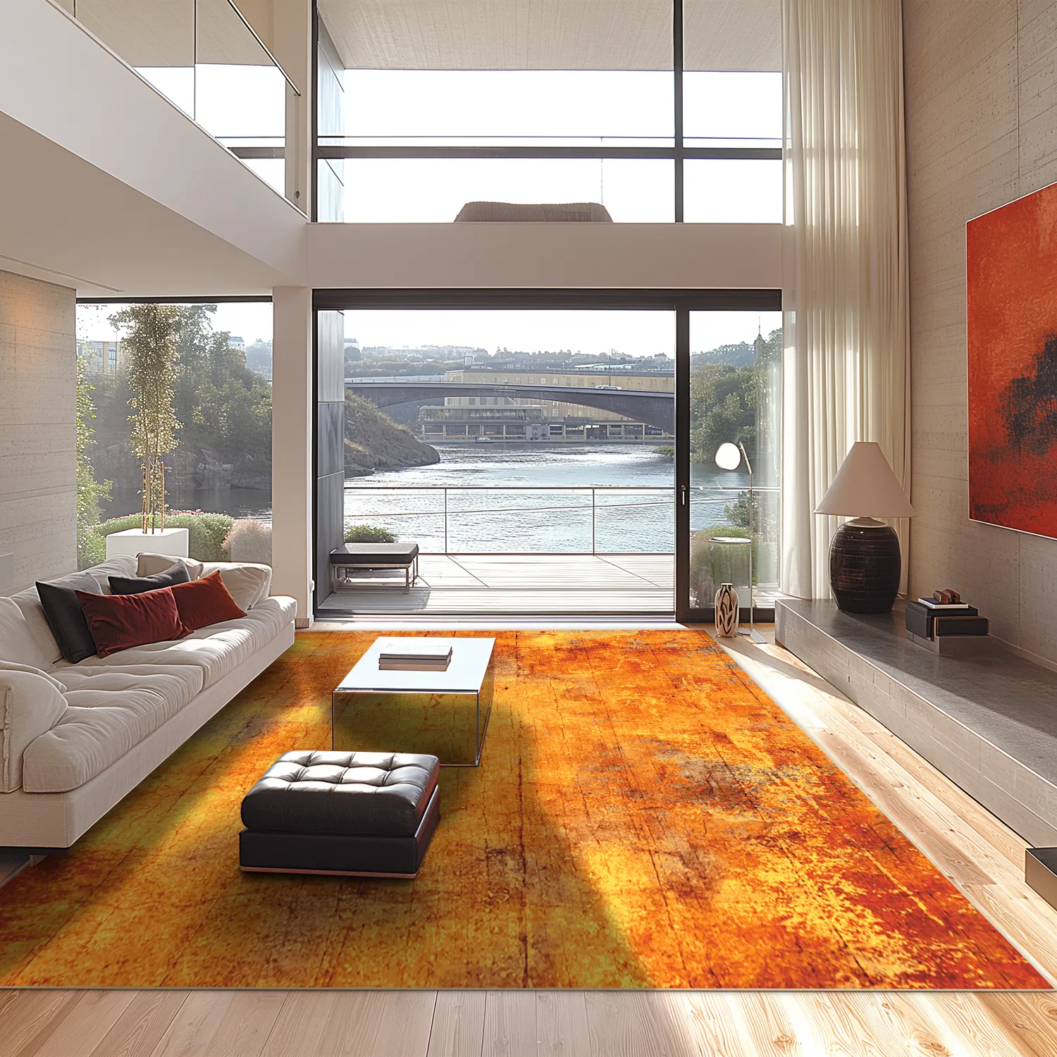Wilton rug - Cesano (orange)