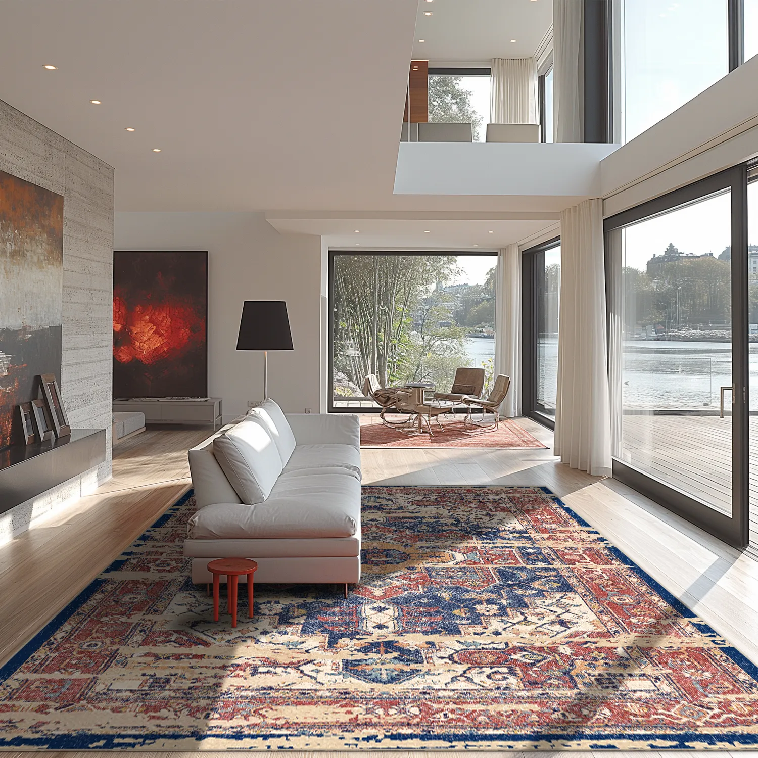 Wilton rug - Darnah (red/multi)