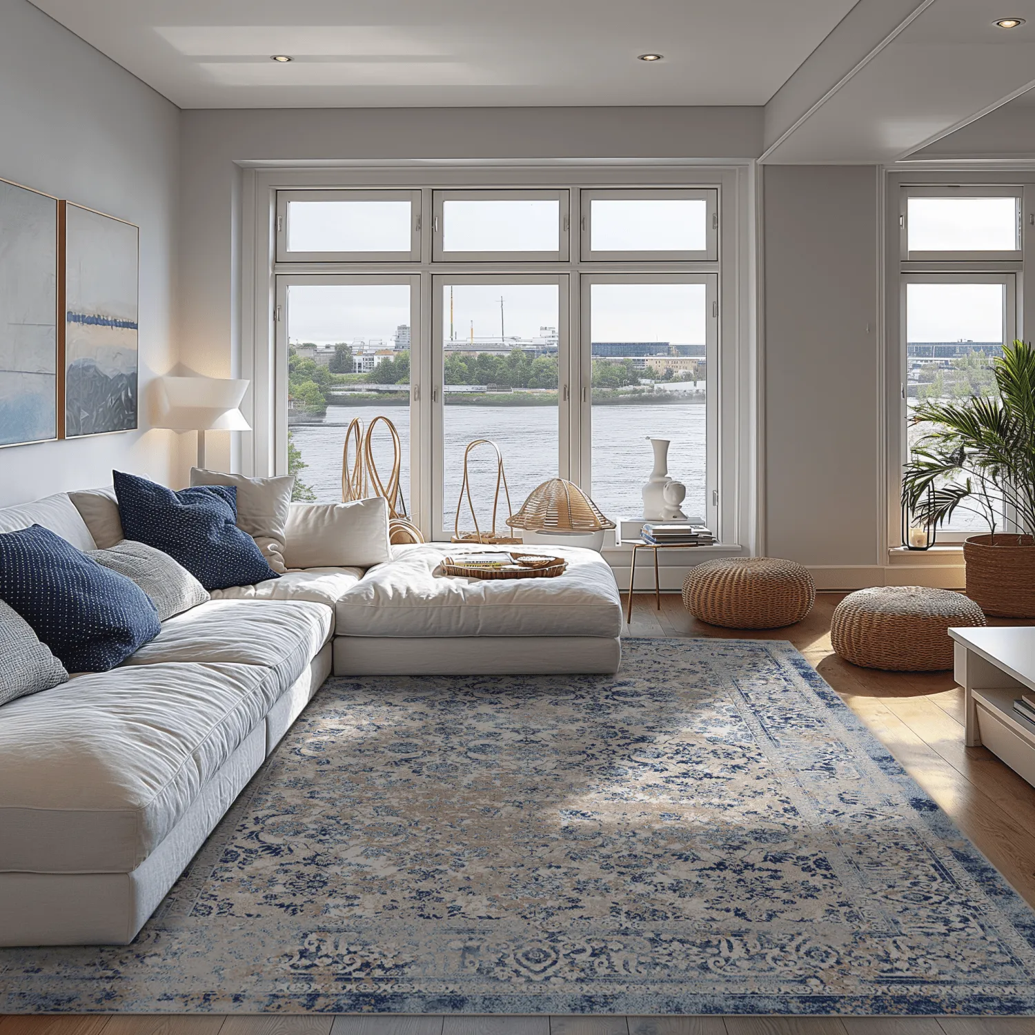 Wilton rug - Denizli (blue)