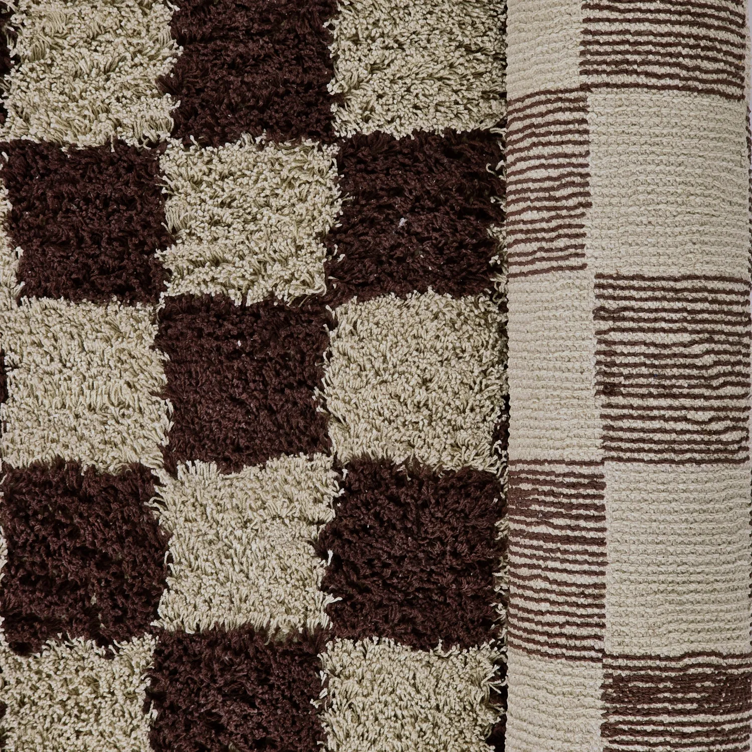 Shaggy rugs - Elsey Natural Cotton Shaggy (beige/brown)